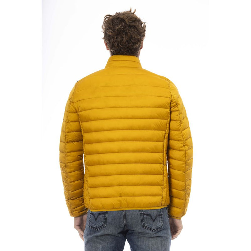 Yellow Nylon Jackets & Coat