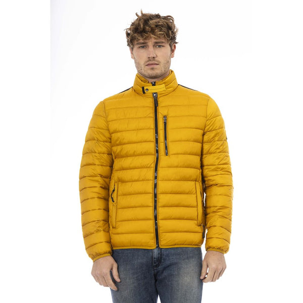 Yellow Nylon Jackets & Coat