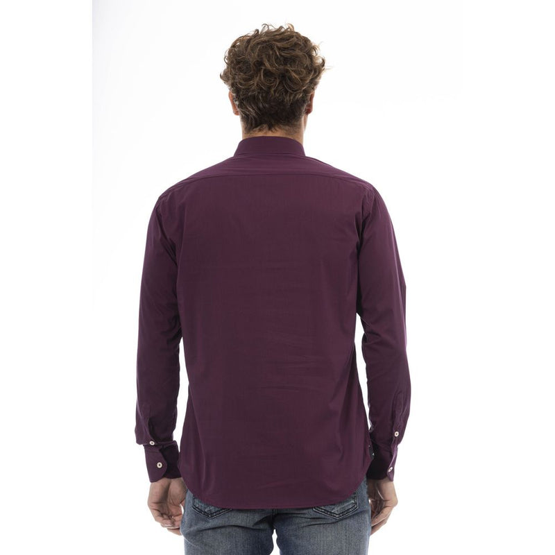 Burgundy Cotton Shirt