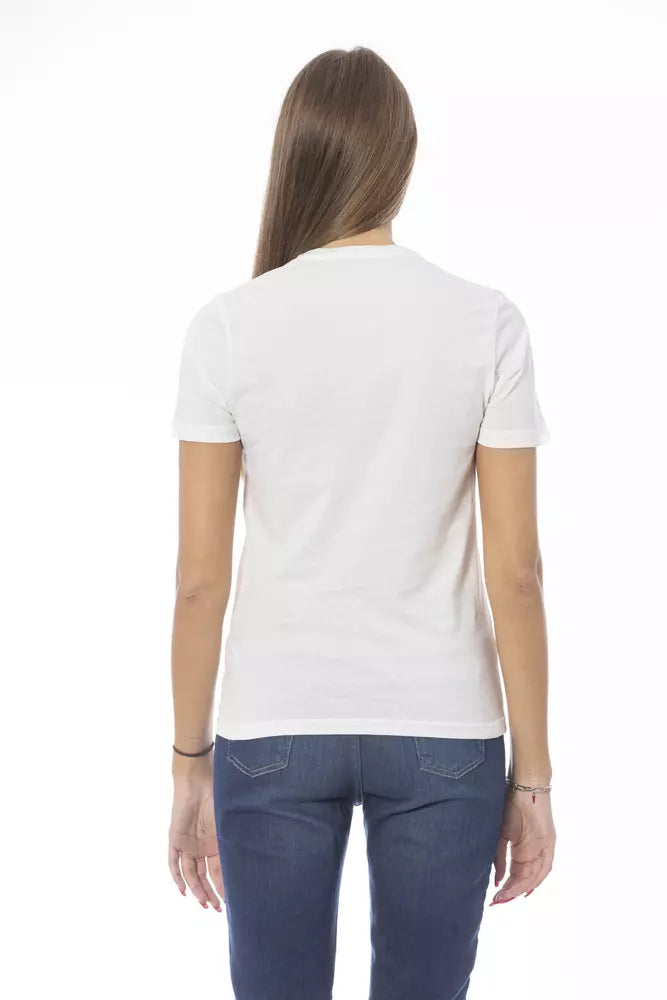 White Cotton Tops & T-Shirt