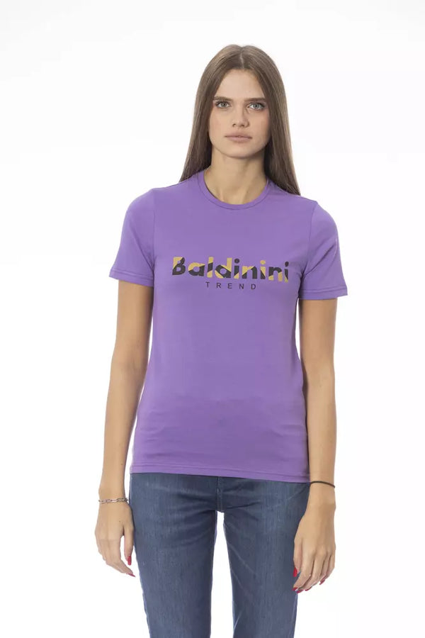 Purple Cotton Tops & T-Shirt