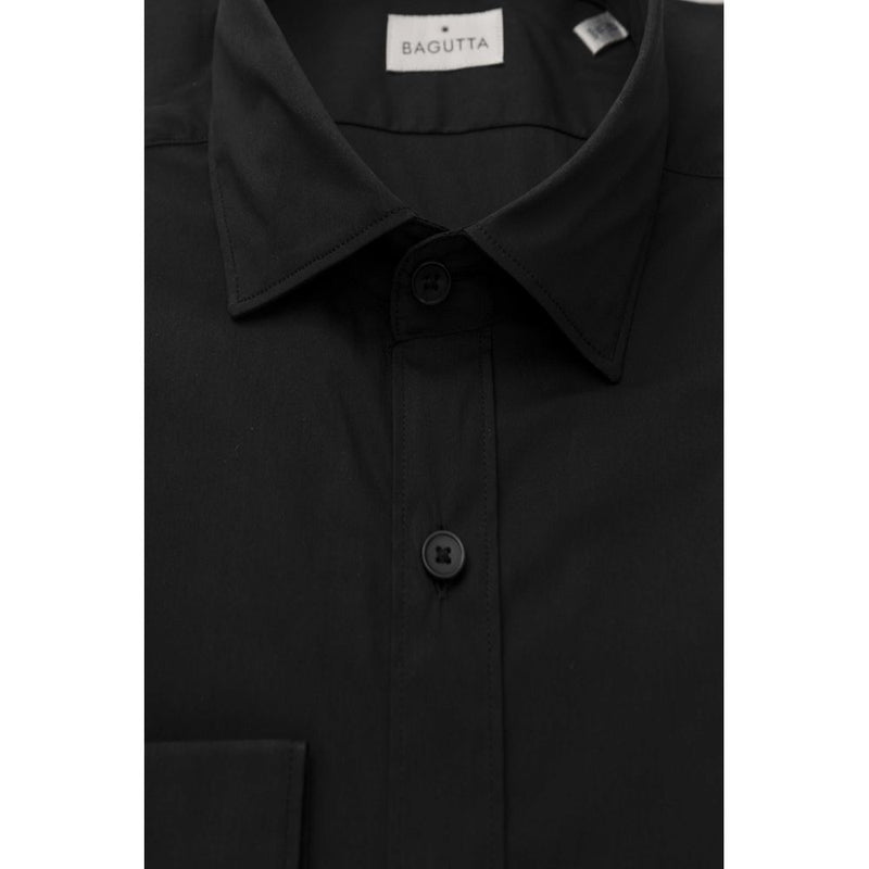 Black Cotton Shirt