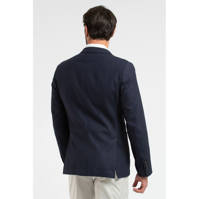 Blue Virgin Wool Blazer