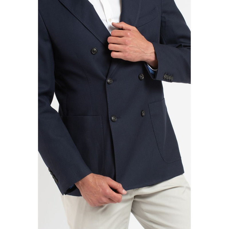 Blue Virgin Wool Blazer