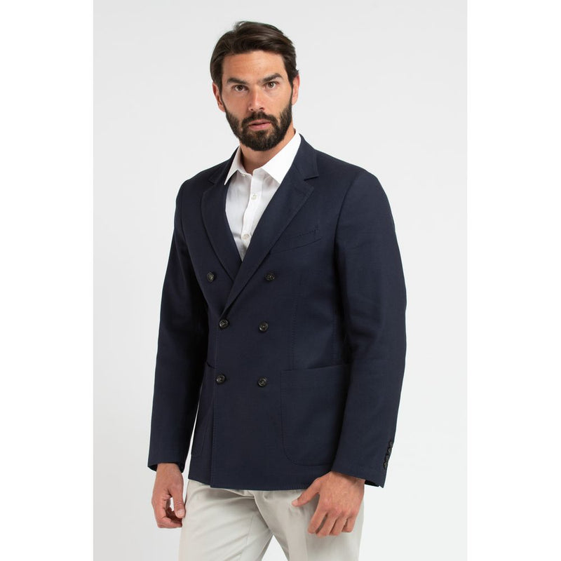 Blue Virgin Wool Blazer