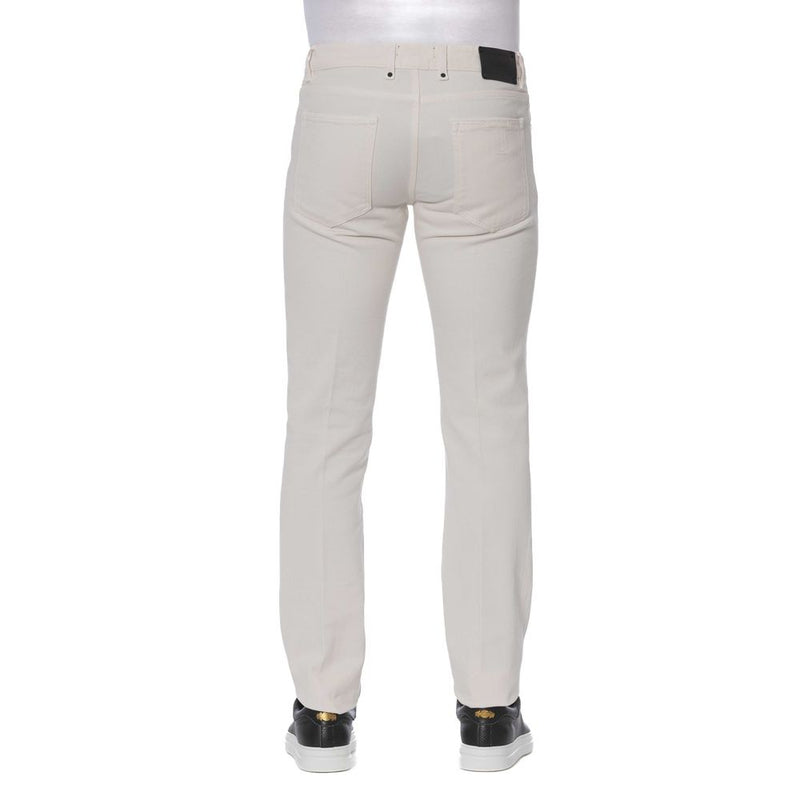 White Cotton Jeans & Pant