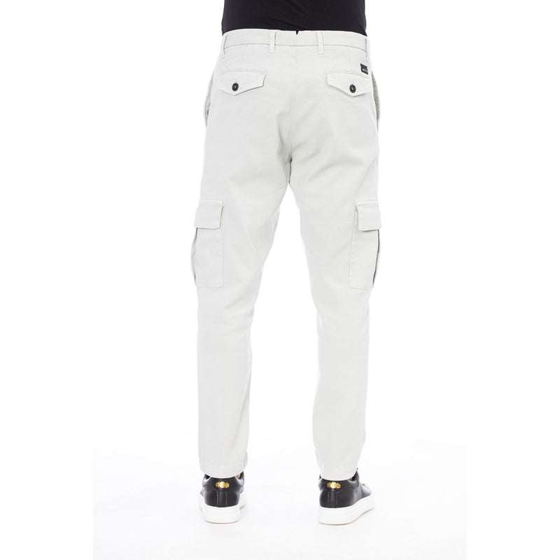 White Cotton Jeans & Pant