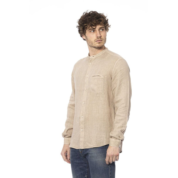 Beige Linen Shirt