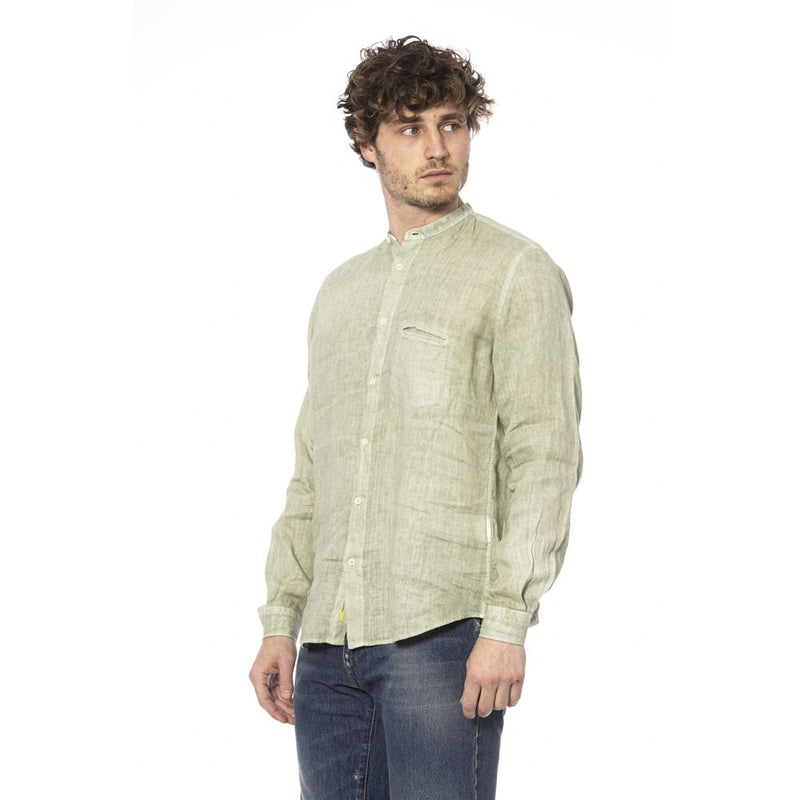 Green Linen Shirt