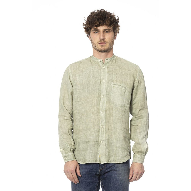 Green Linen Shirt