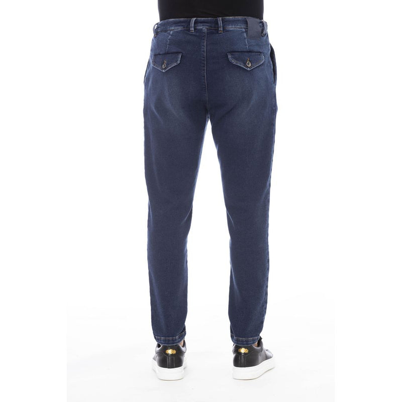 Blue Cotton Jeans & Pant