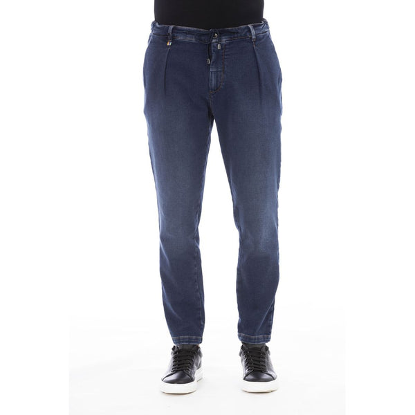 Blue Cotton Jeans & Pant