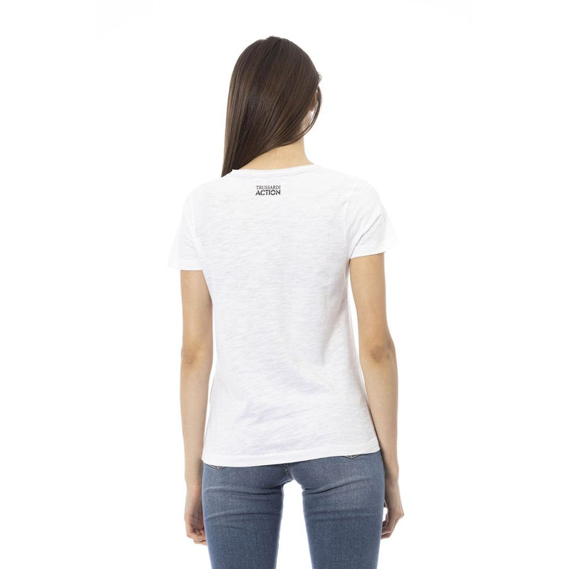 White Cotton Tops & T-Shirt