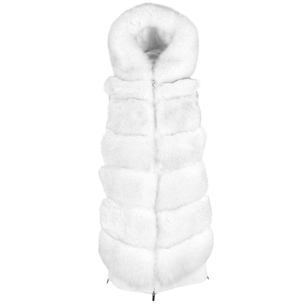 White Wool Vergine Jackets & Coat