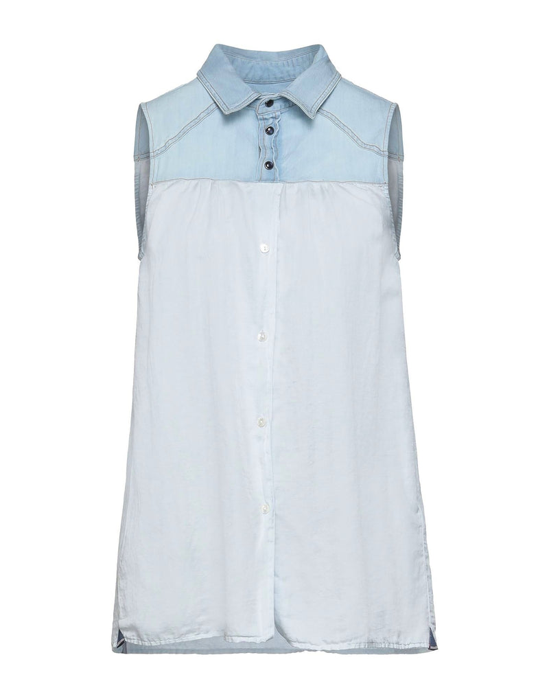 Light Blue Silk Shirt