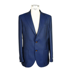 Blue Virgin Wool Blazer