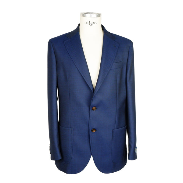 Blue Virgin Wool Blazer