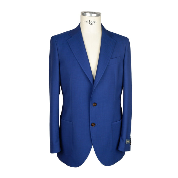 Blue Virgin Wool Blazer