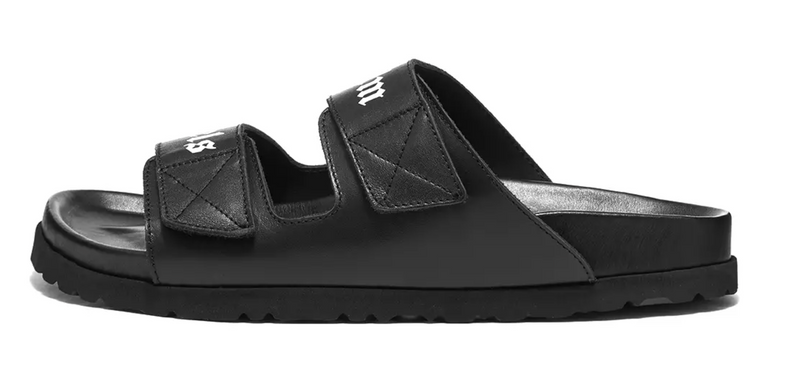 Black Leather Sandal