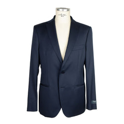 Blue Wool Vergine Suit