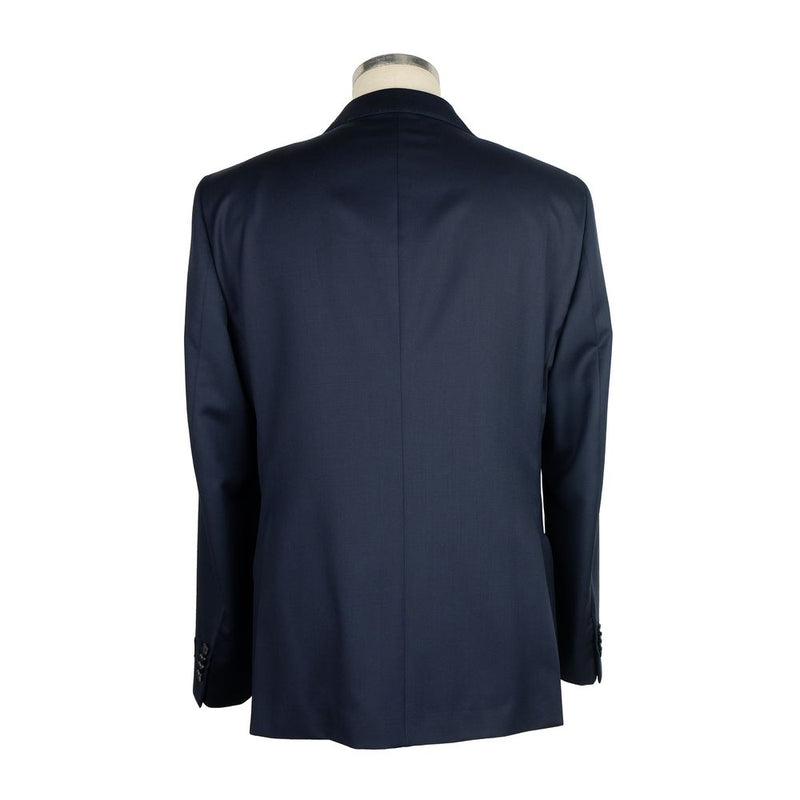 Blue Wool Vergine Suit