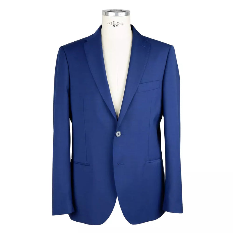 Blue Wool Suit