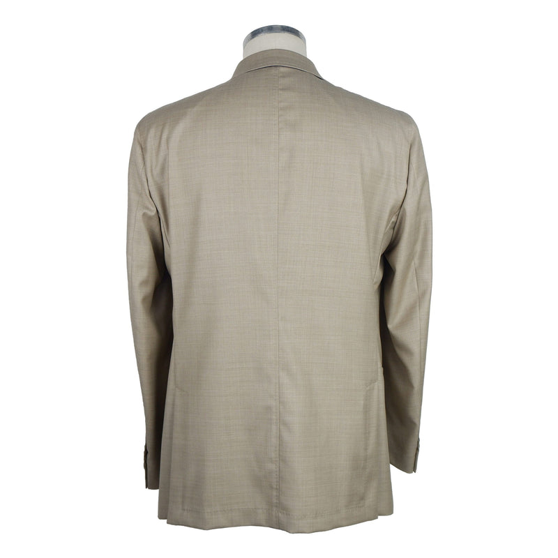 Beige Virgin Wool Blazer