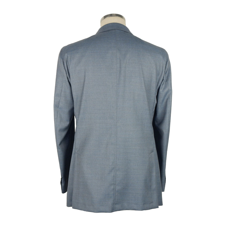 Light Blue Virgin Wool Blazer