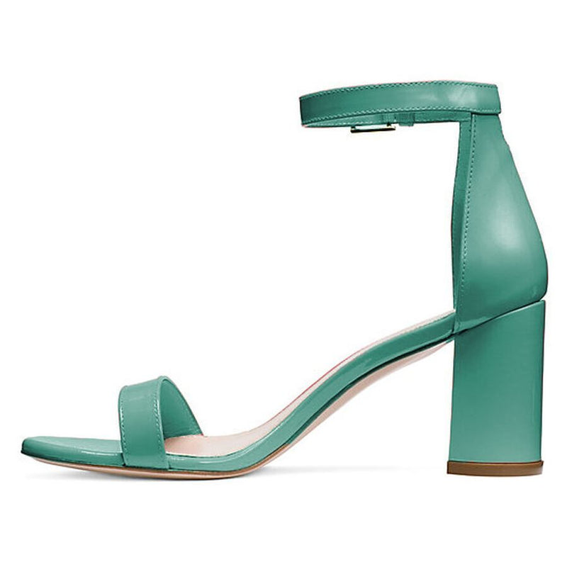 Light Blue Calfskin Sandal