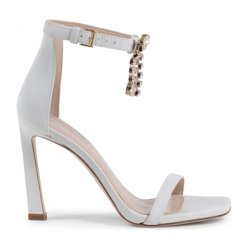 White Calfskin Sandal