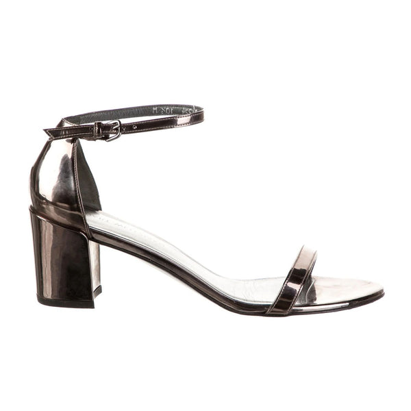 Gray Calfskin Sandal