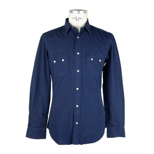 Blue Cotton Shirt