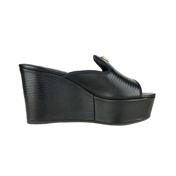 Black Calfskin Sandal