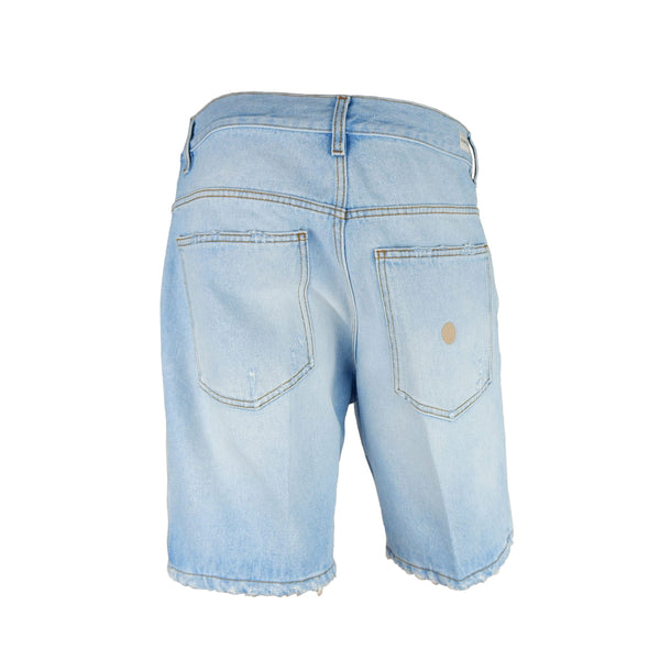 Light Blue Cotton Short