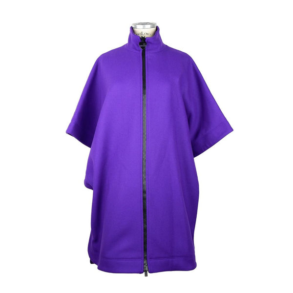 Purple Wool Vergine Jackets & Coat