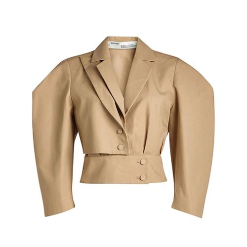 Beige Cotton Suits & Blazer