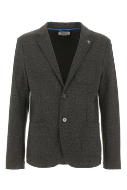 Black Cotton Blazer