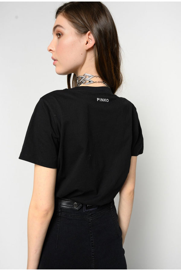 Black Cotton Tops & T-Shirt