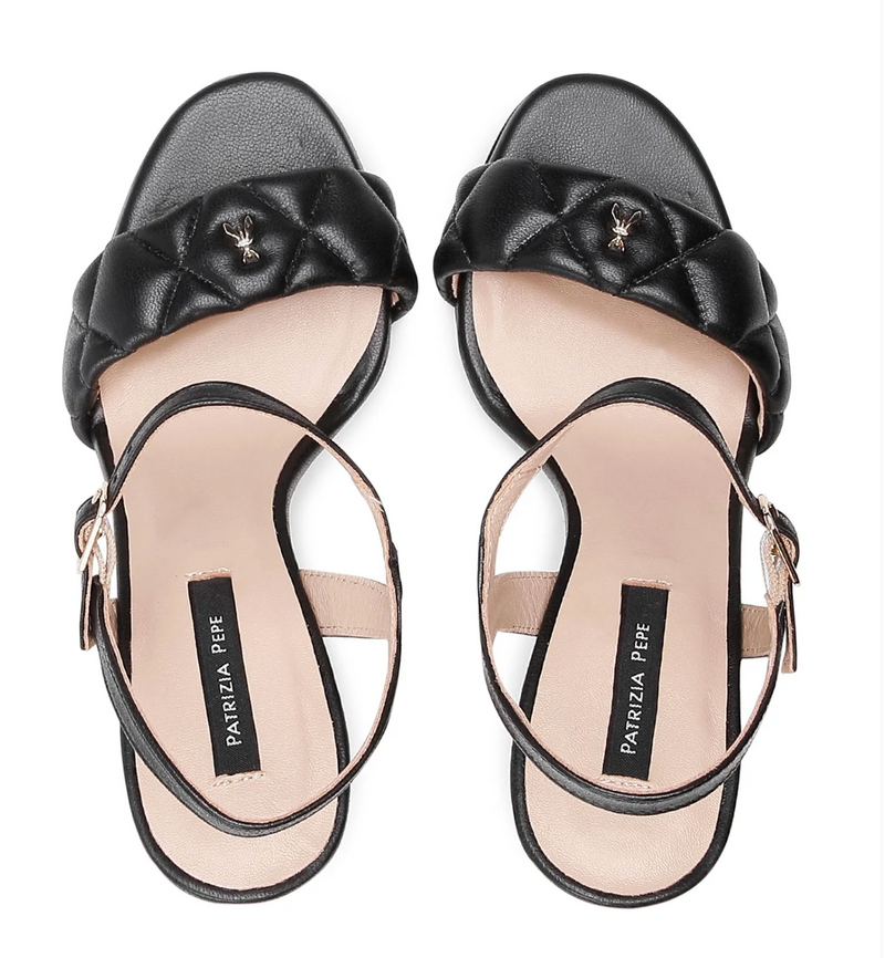 Black Leather Sandal