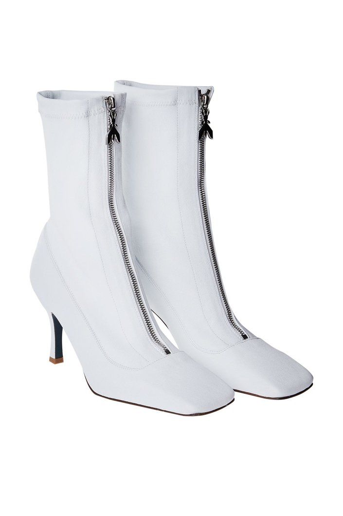 White Leather Boot