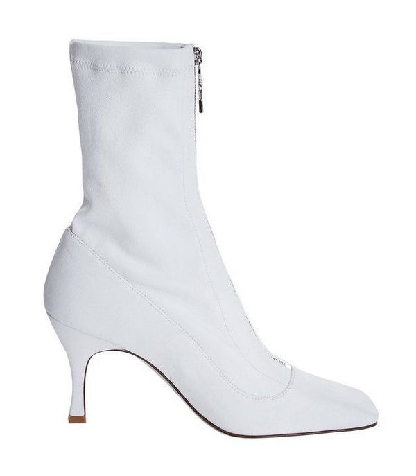 White Leather Boot