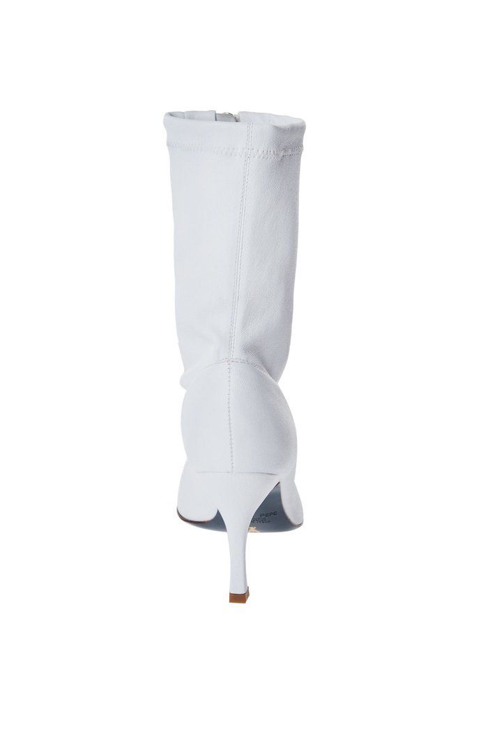 White Leather Boot