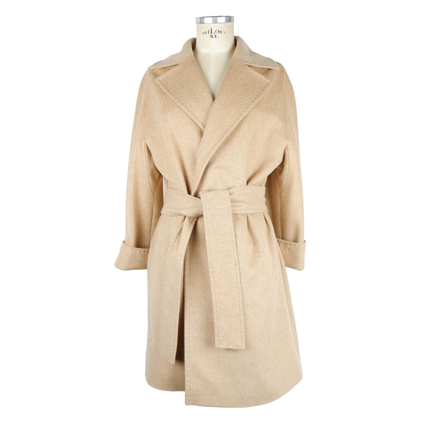 Beige Vergine Wool Coat