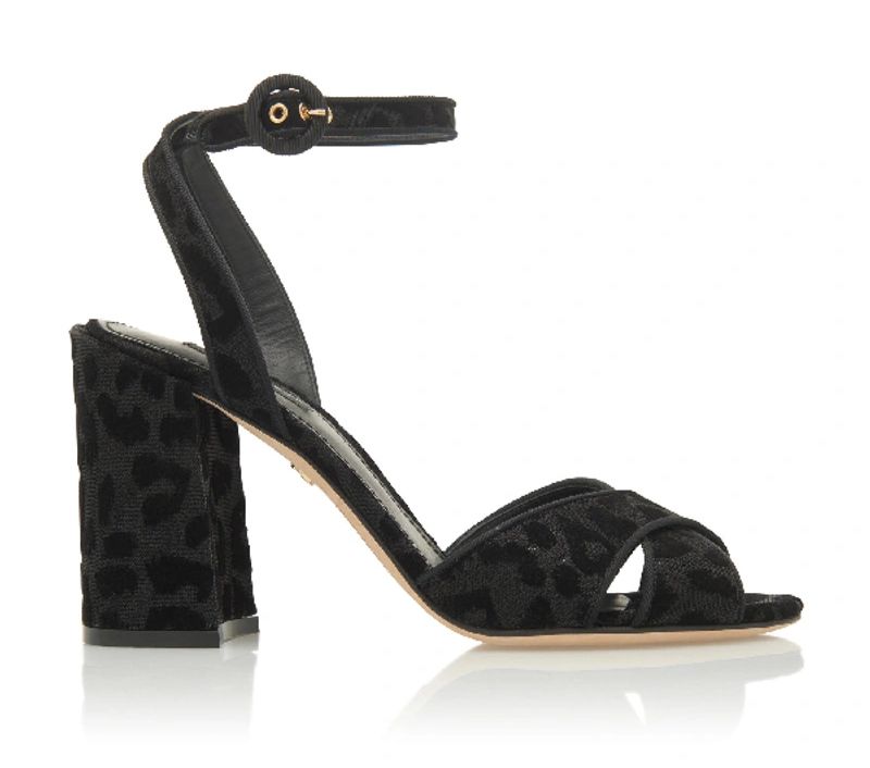 Black Polyurethane Sandal