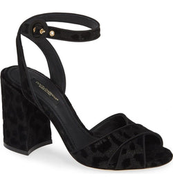 Black Polyurethane Sandal