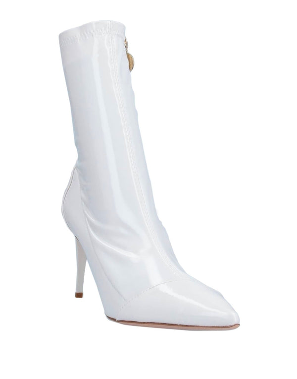 White Leather Boot