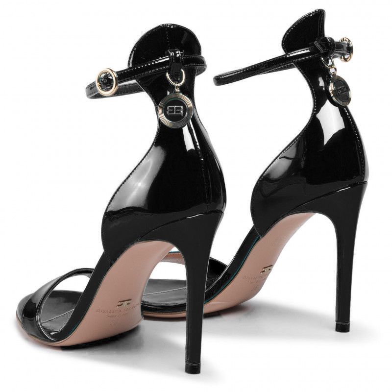 Black Calfskin Sandal