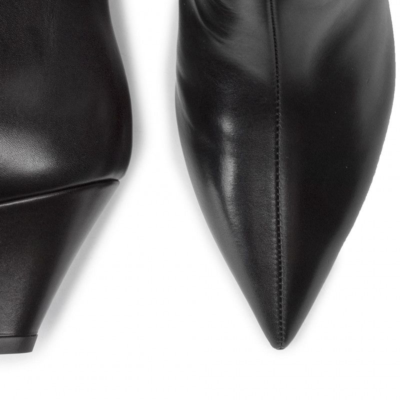 Black Calfskin Boot