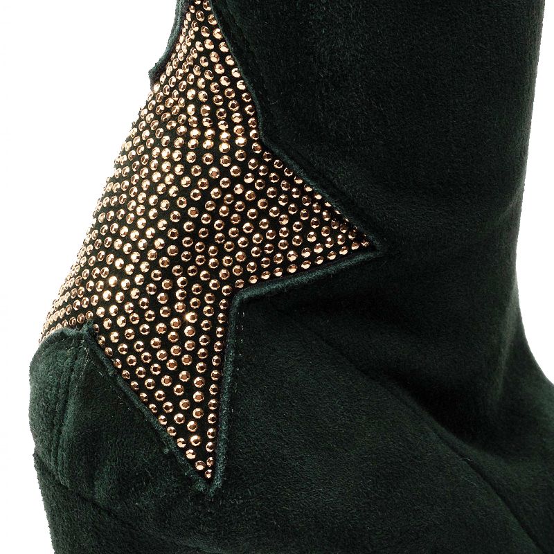 Green Calfskin Boot