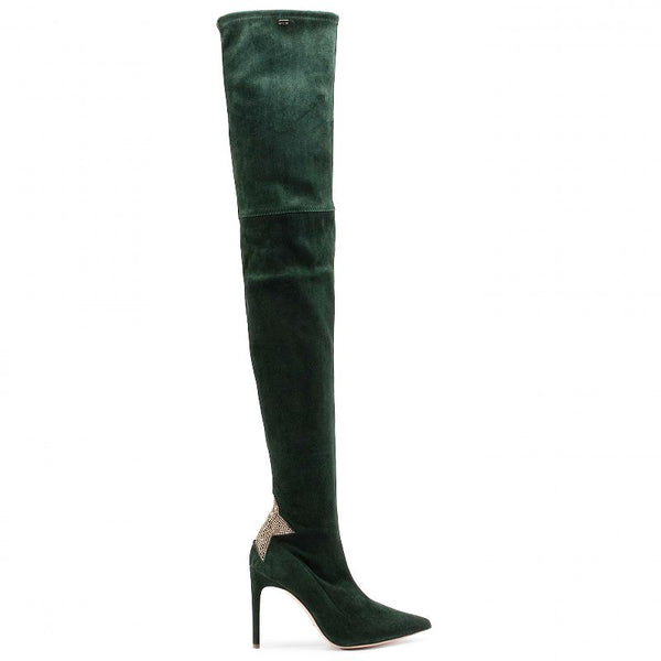 Green Calfskin Boot